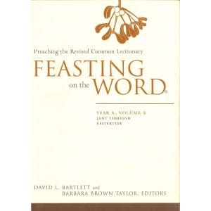 Cream cover of Feasting on the Word, Year A, Volume 2