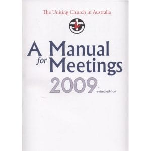 A Manual for Meetings 2009 book cover