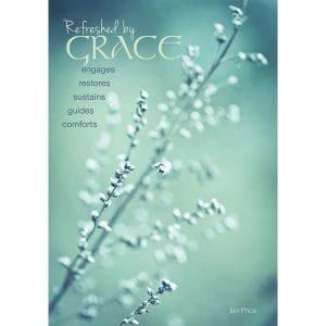 Refreshed by Grace book cover with delicate flowering stems