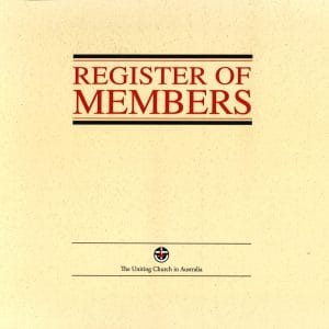 Register of Members cover
