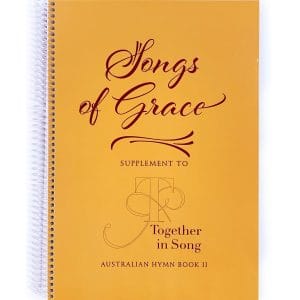 Songs of Grace spiral-bound hymn book cover